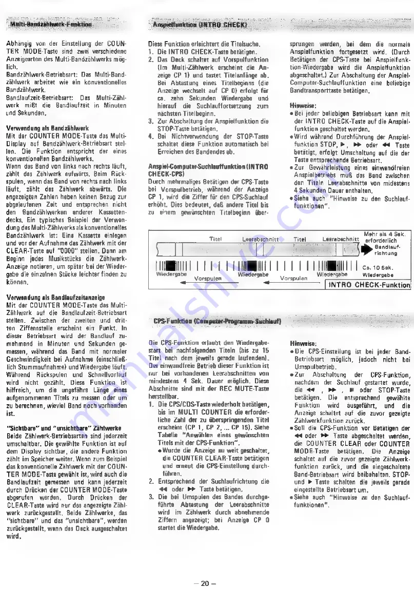 Teac V-770 Owner'S Manual Download Page 20