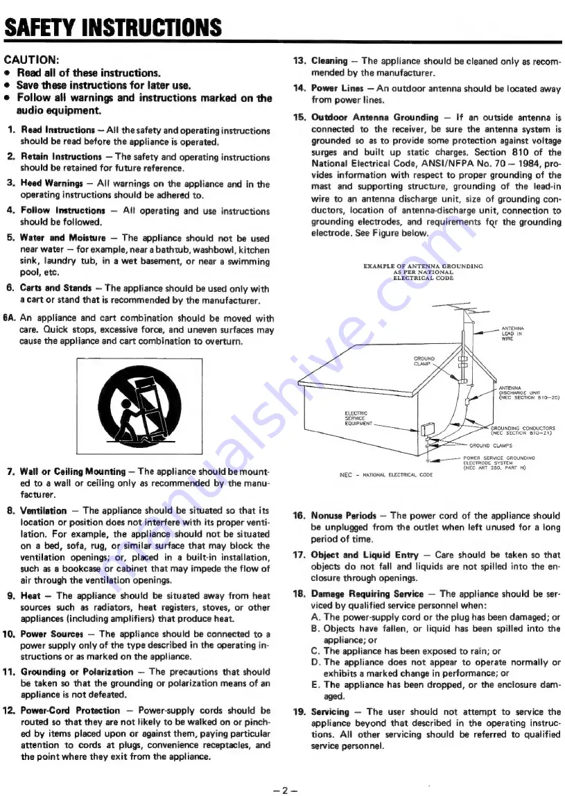 Teac W-550R Owner'S Manual Download Page 2