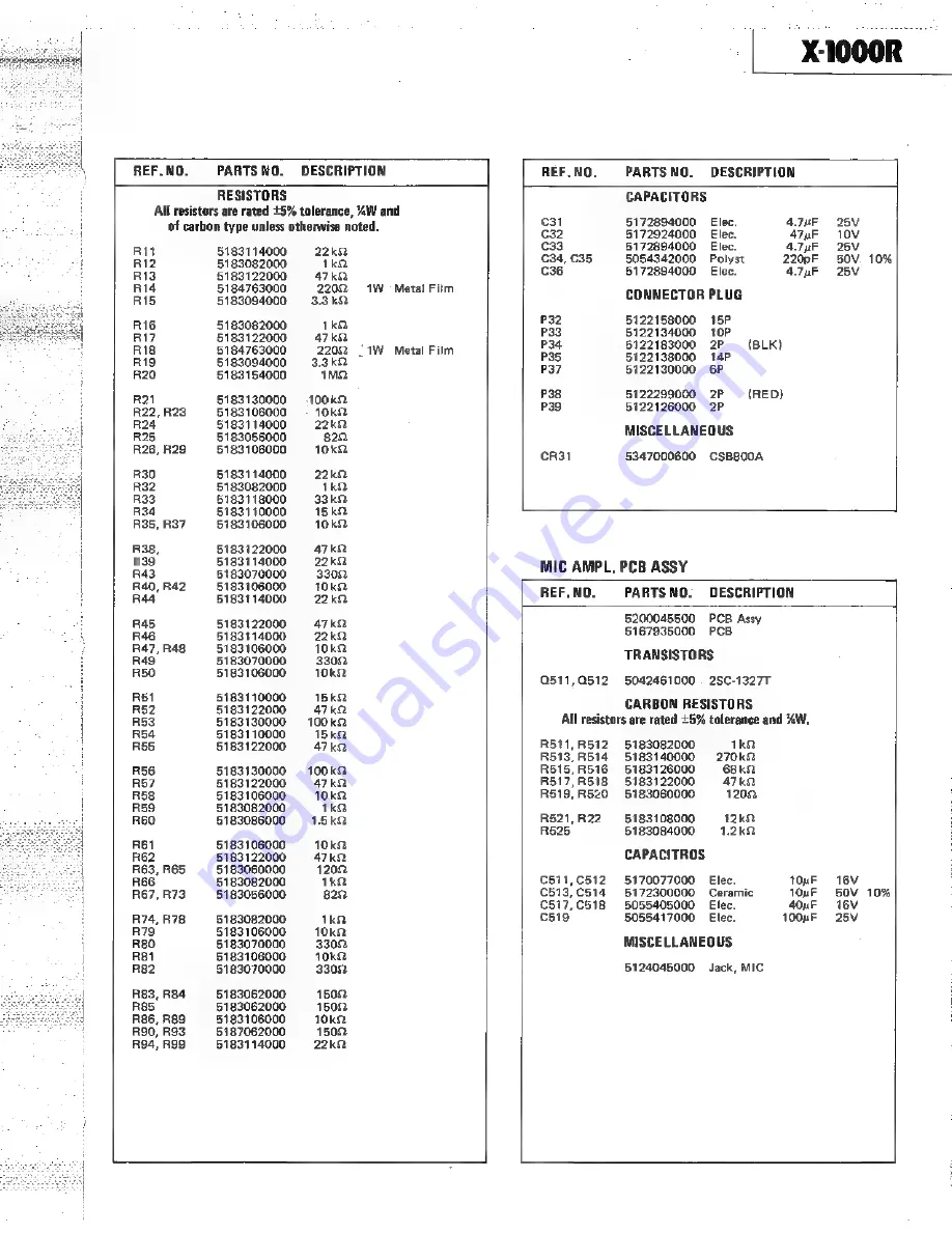 Teac X-1000R Service Manual Download Page 37