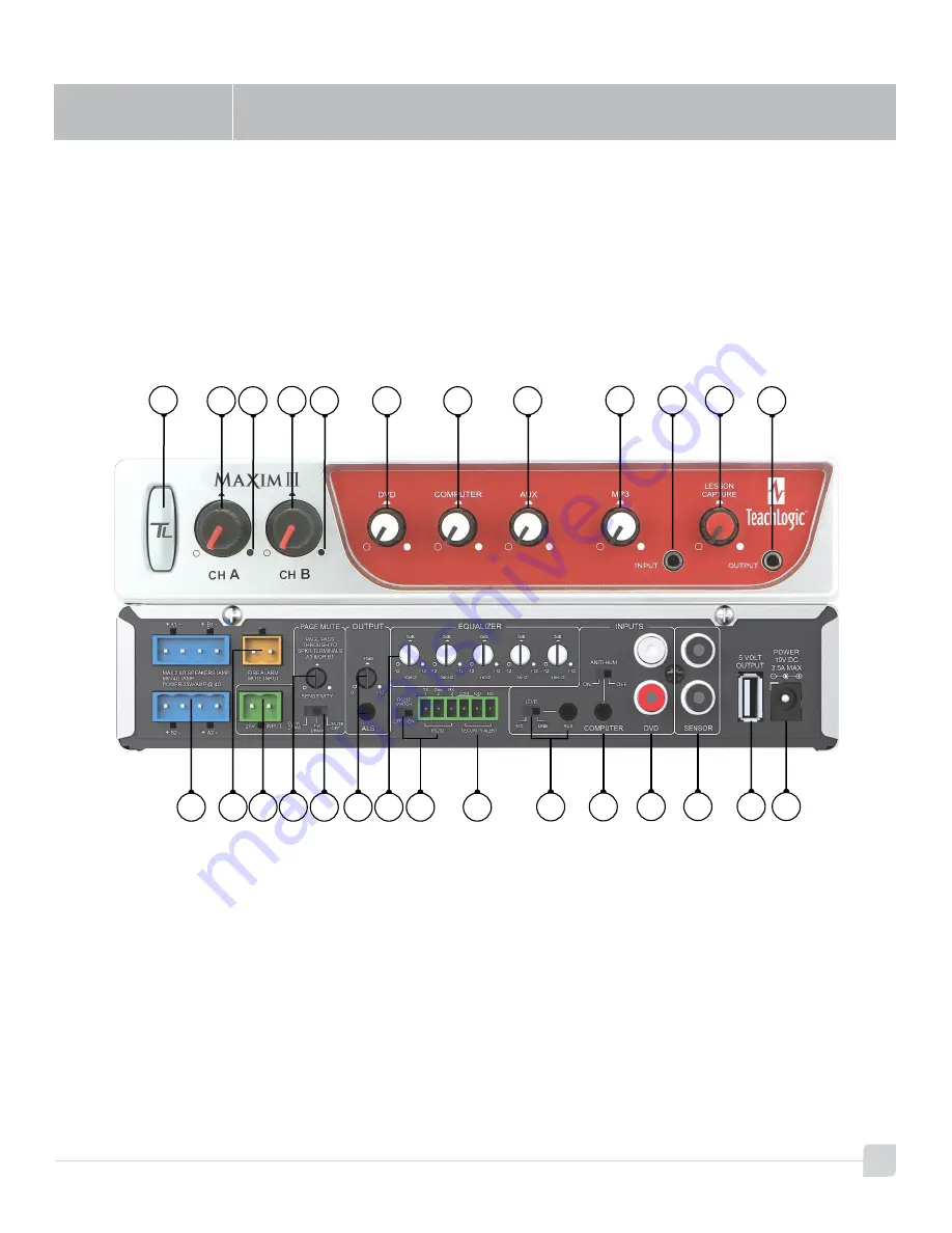 TeachLogic Maxim III Скачать руководство пользователя страница 6