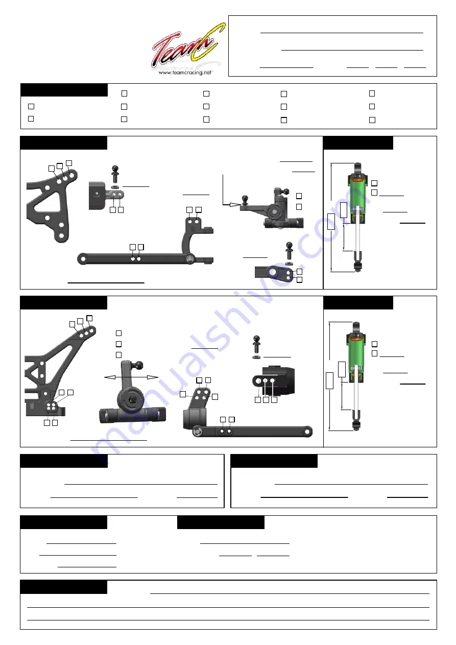 Team C TC02 EVO Competition Buggy Instruction Manual Download Page 33