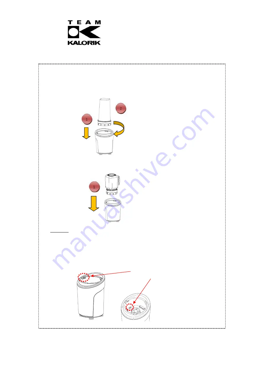 Team Kalorik BL 3009 Operating Instructions Manual Download Page 11