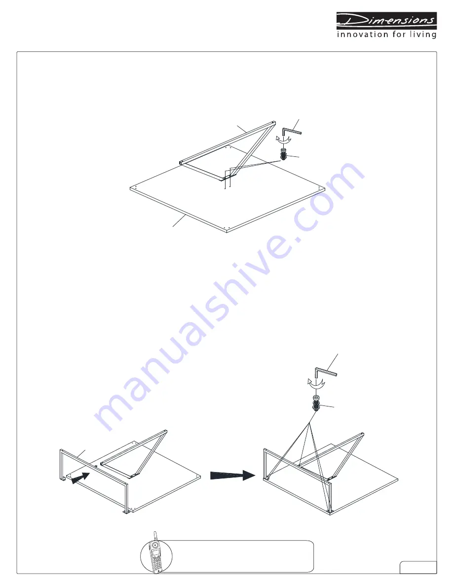 µ-Dimension 8584SC Assembly Instructions Download Page 3