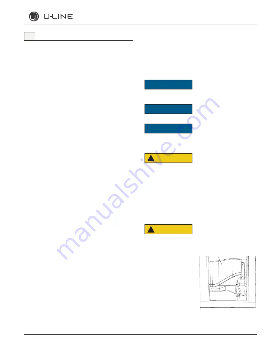 U-Line 3018CLR SERIES Use And Care Manual Download Page 13