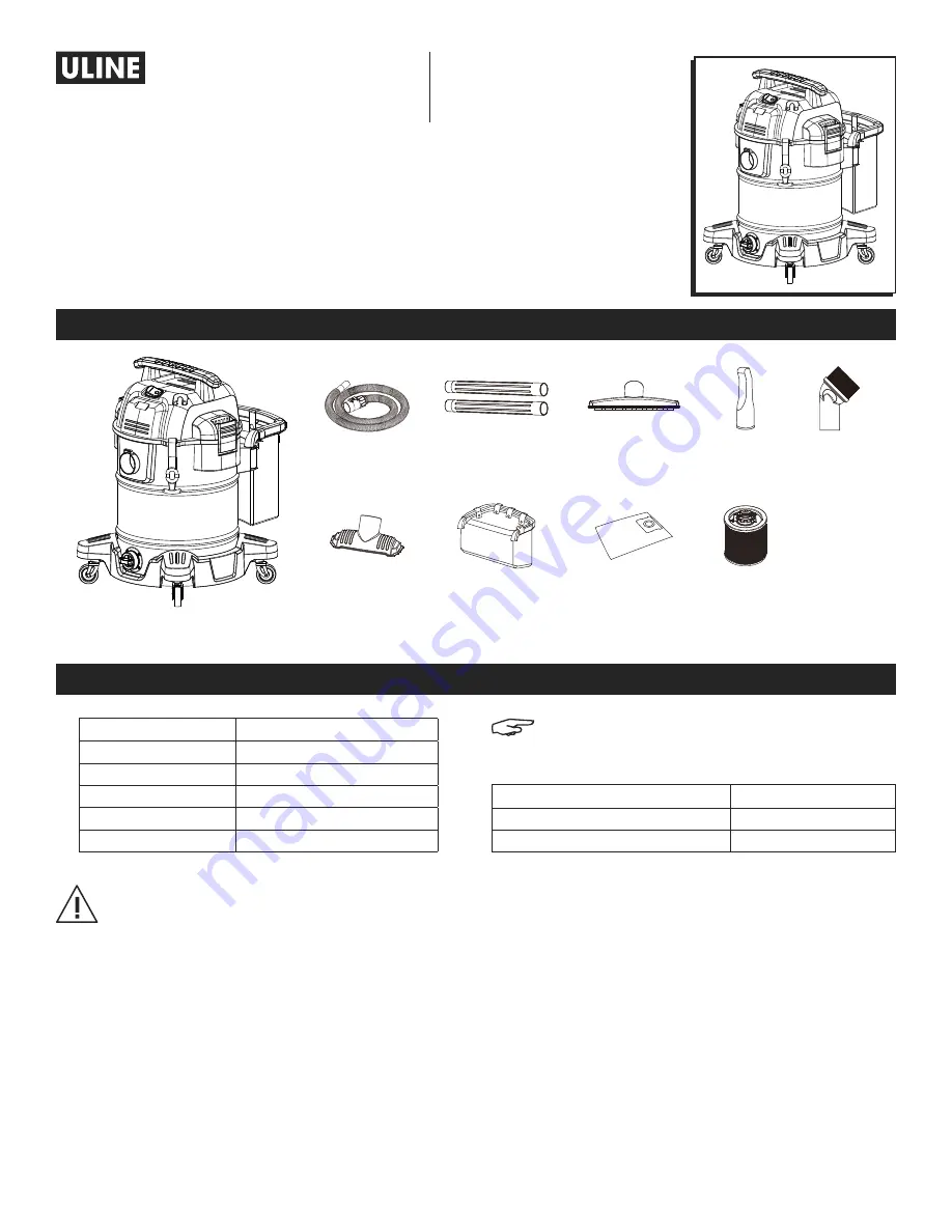 U-Line DXV10SB Manual Download Page 8