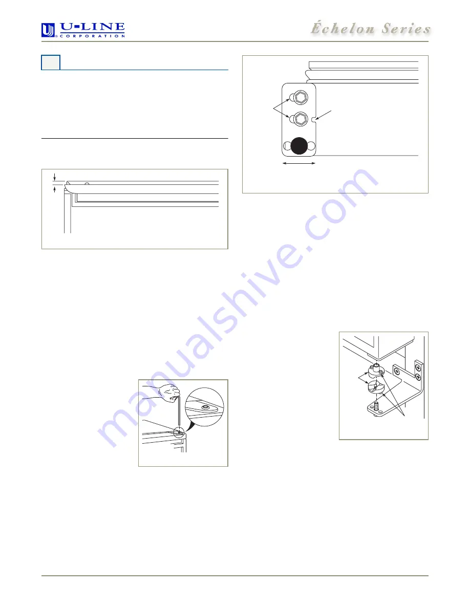 U-Line Echelon 2015R Installation Manual Download Page 12