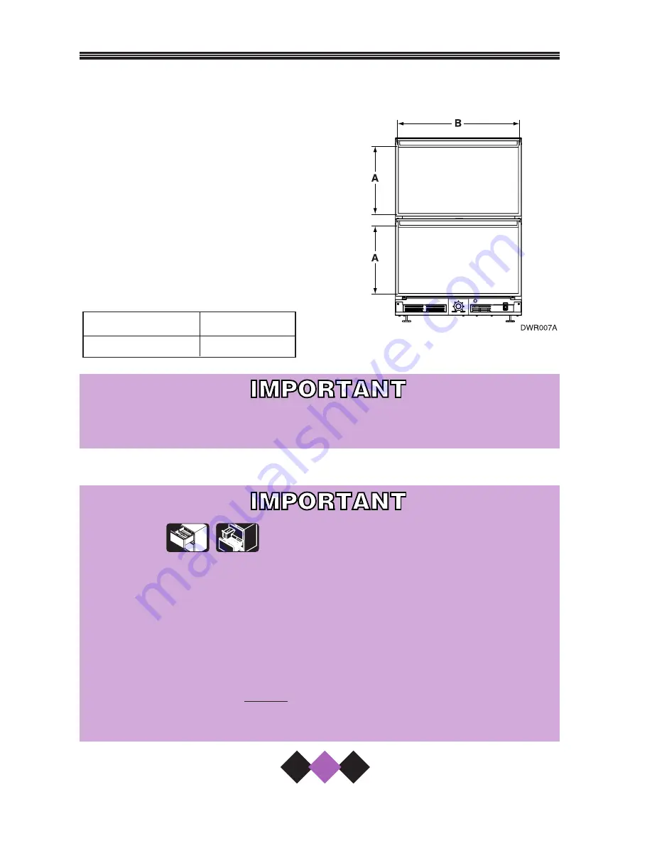 U-Line Echelon 2075DWRRSS User Manual Download Page 18