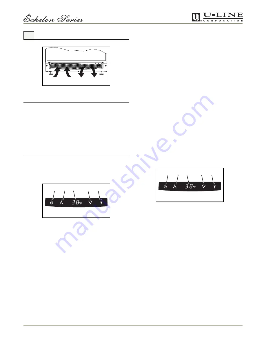 U-Line Echelon 2275DWRROL Use And Care Manual Download Page 7