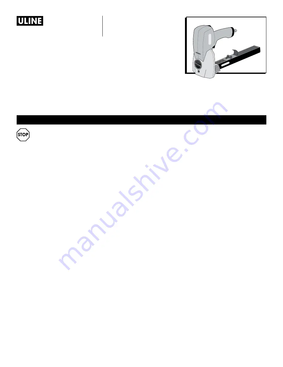 U-Line H-1440 Manual Download Page 1