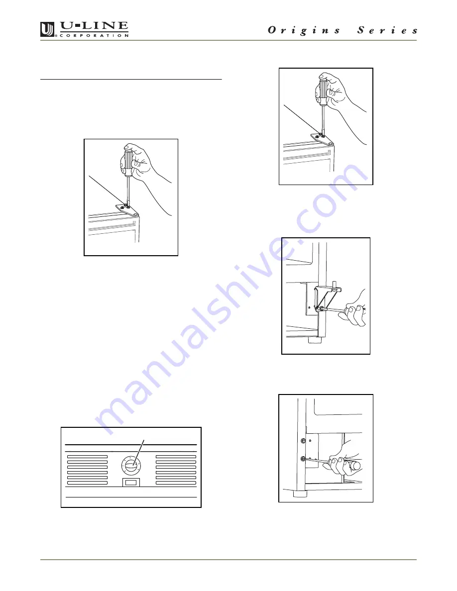 U-Line Origins CO29FF Use And Care Manual Download Page 12