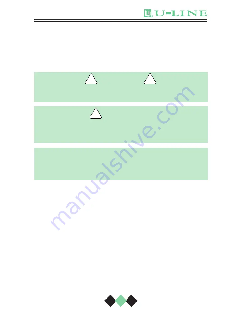 U-Line pmn User Manual Download Page 5