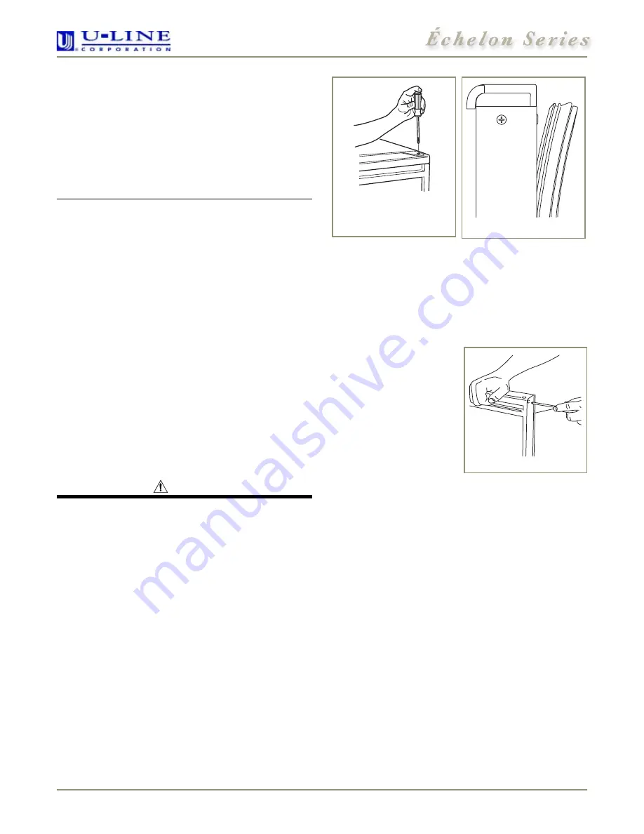 U-Line WINE CAPTAIN 2115R Installation Instructions Download Page 2