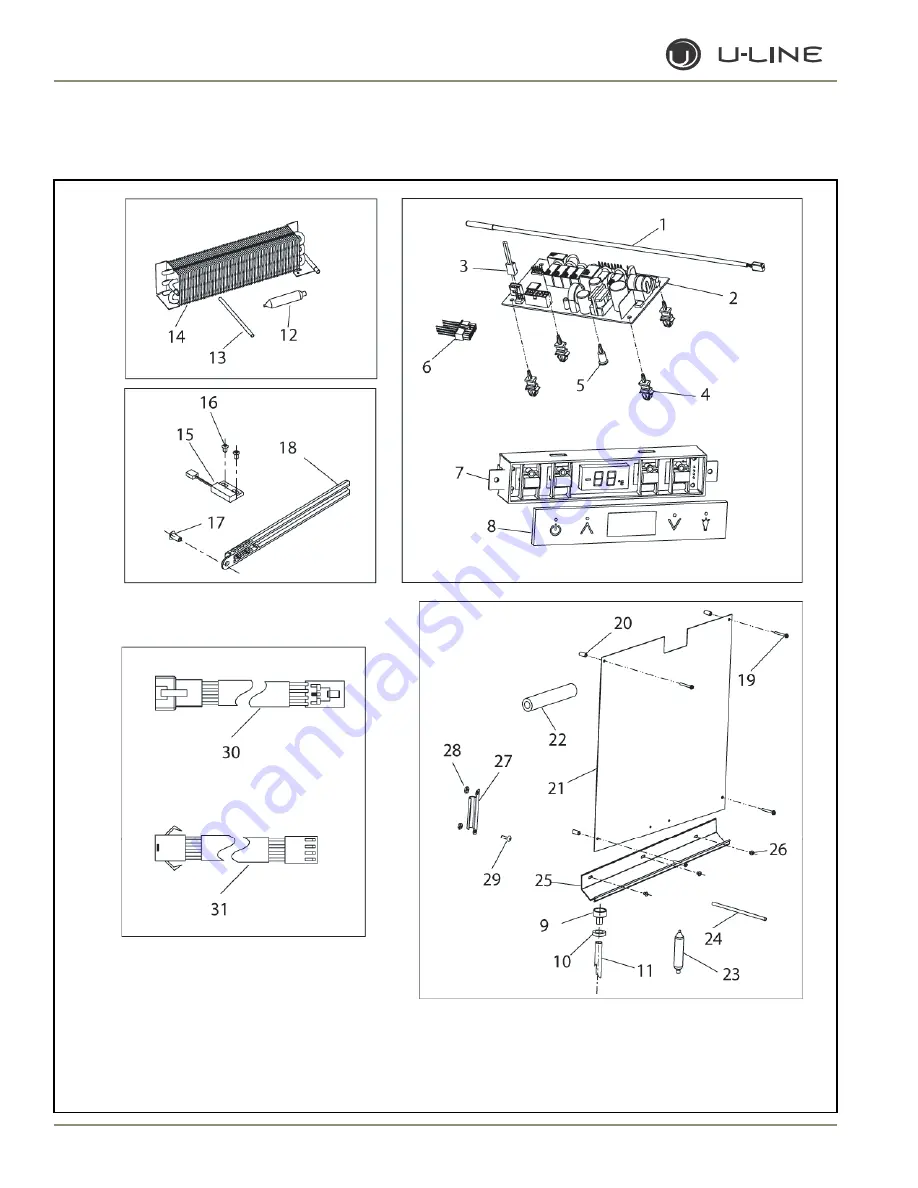 U-Line WINE CAPTAIN 2115R Service Manual Download Page 115