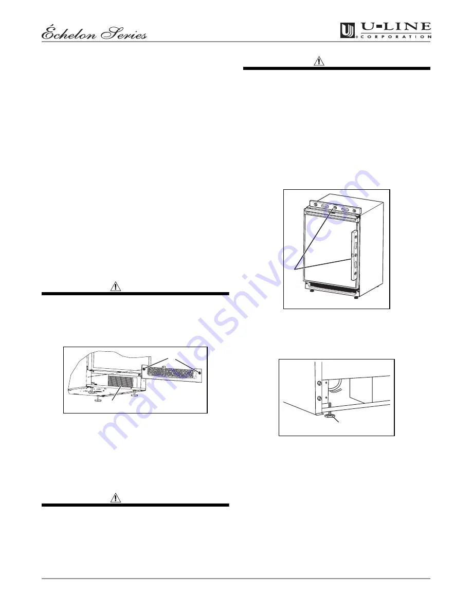 U-Line WINE CAPTAIN 2115R Скачать руководство пользователя страница 11