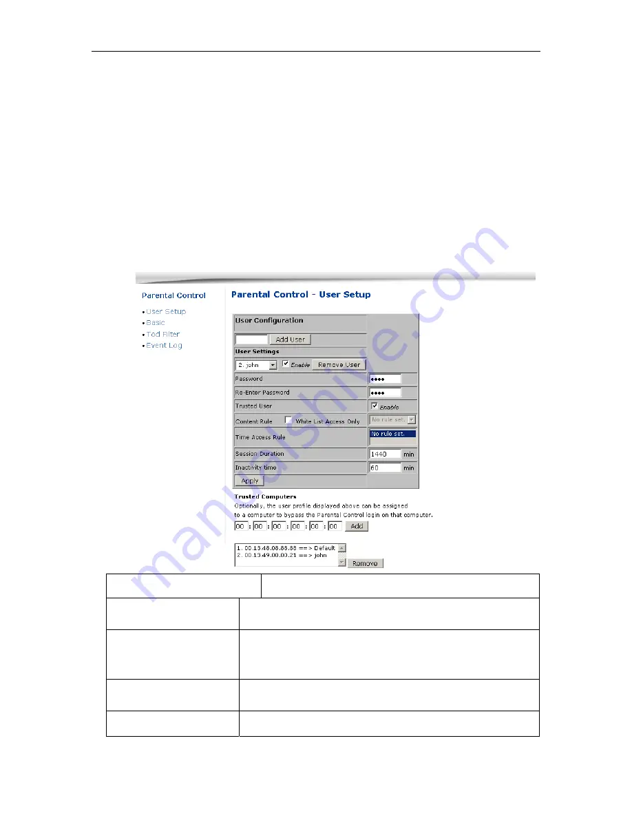 Ubee DDW2600 User Manual Download Page 57