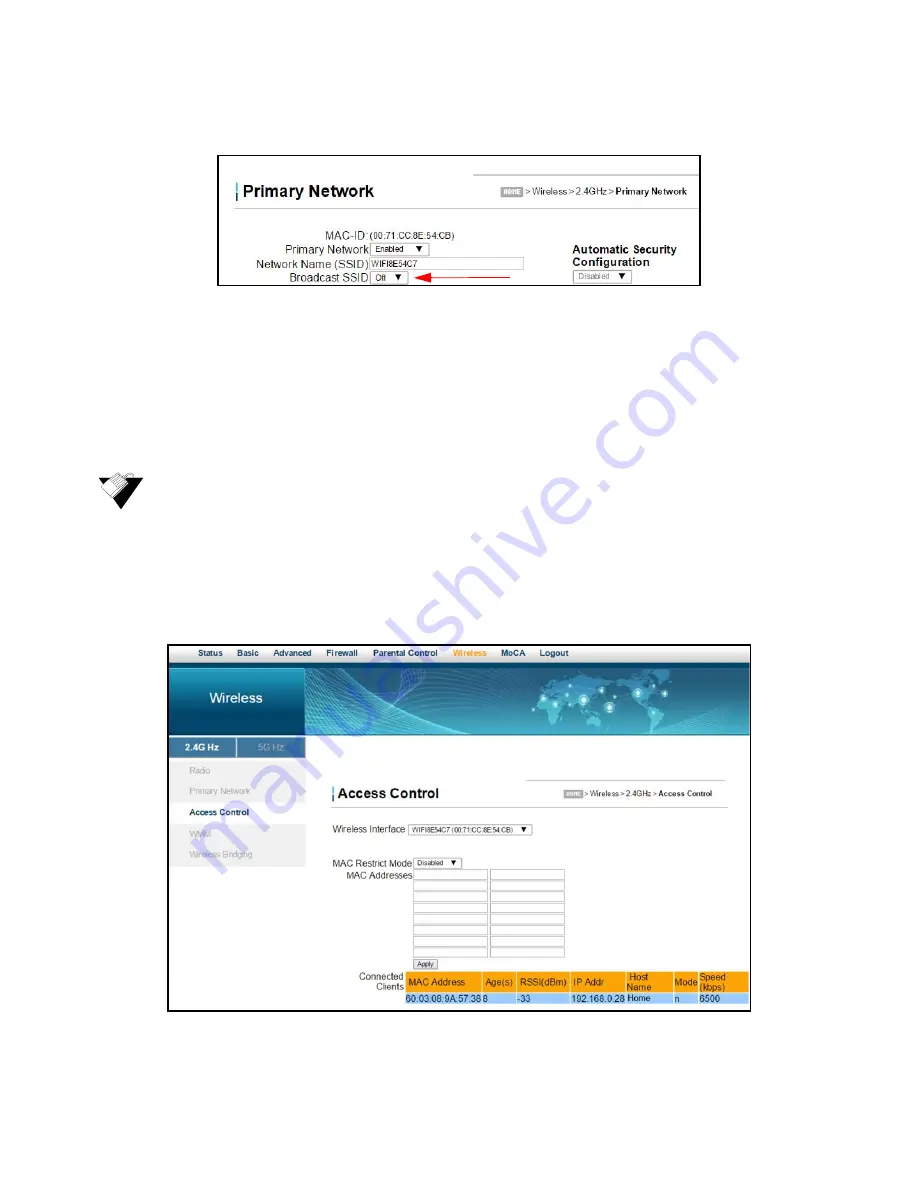 Ubee DDW36C User Manual Download Page 86