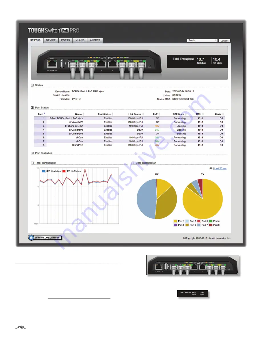 Ubiquiti TS-5-POE ToughSwitchPoE Скачать руководство пользователя страница 16