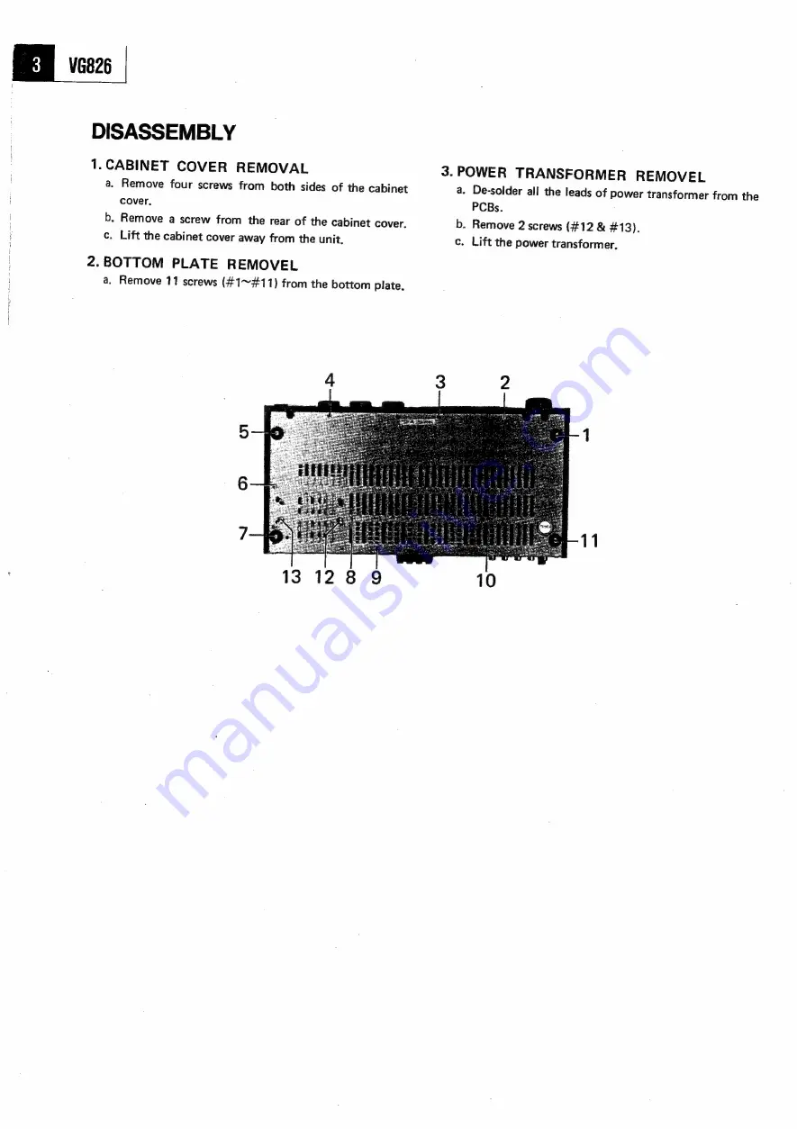 uher VG8226 Service Manual Download Page 4