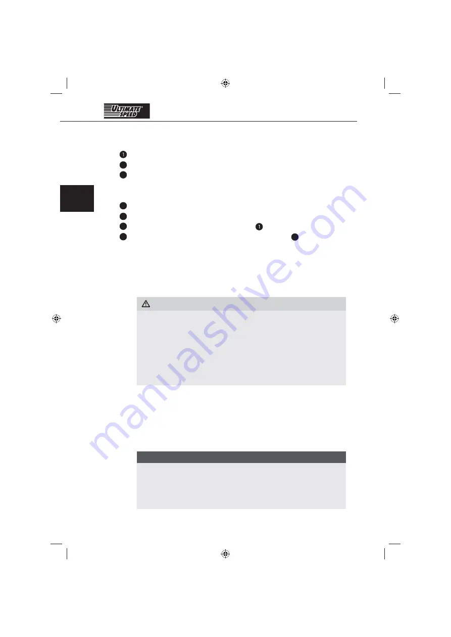 ULTIMATE SPEED KH 4256 Original Operating Instruction Download Page 36