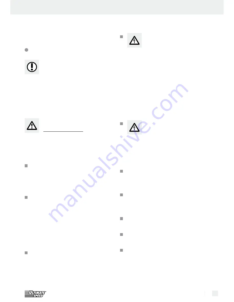 ULTIMATE SPEED ULG 12 A2 Operation And Safety Notes Translation Of Original Operation Manual Download Page 51