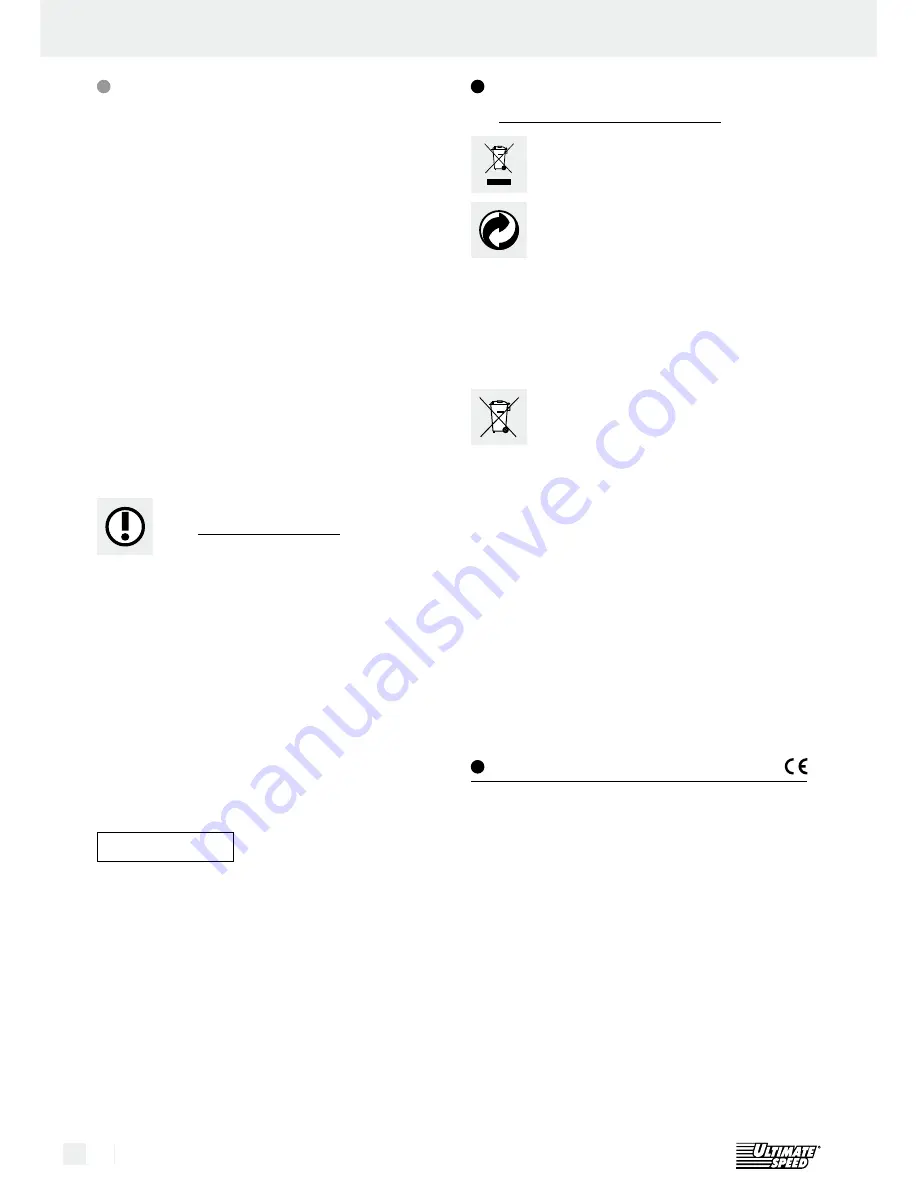 ULTIMATE SPEED ULG 12 A2 Operation And Safety Notes Translation Of Original Operation Manual Download Page 58