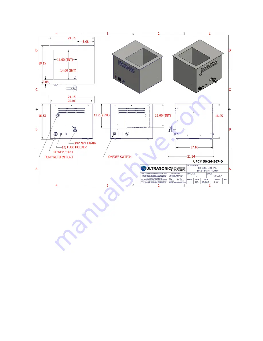 Ultrasonic SE Series System Manual Download Page 26