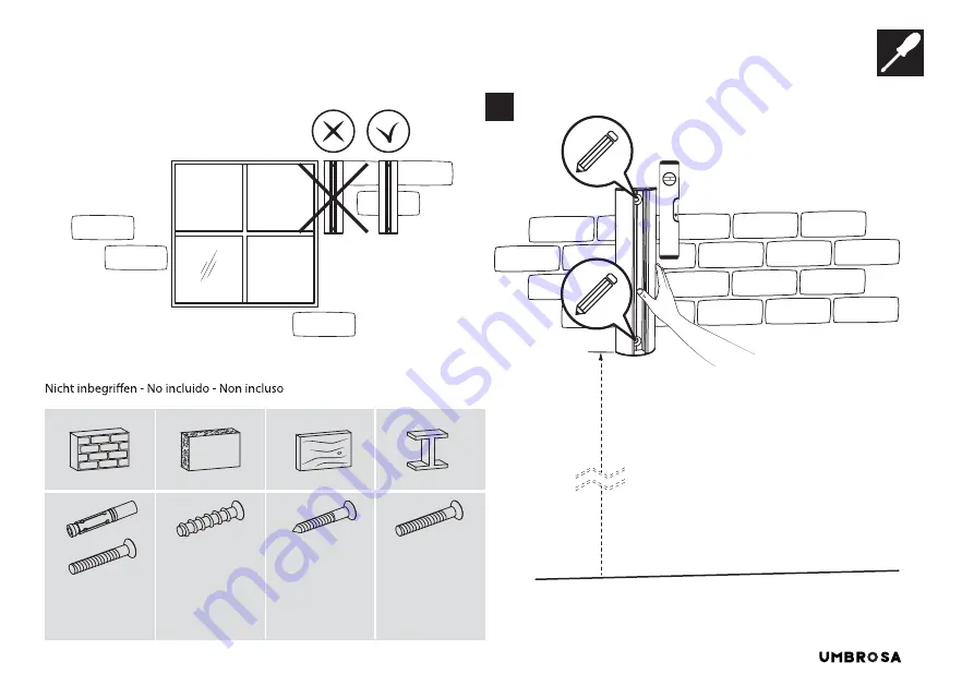 Umbrosa EVOLUTION Series Installation Manual Download Page 5