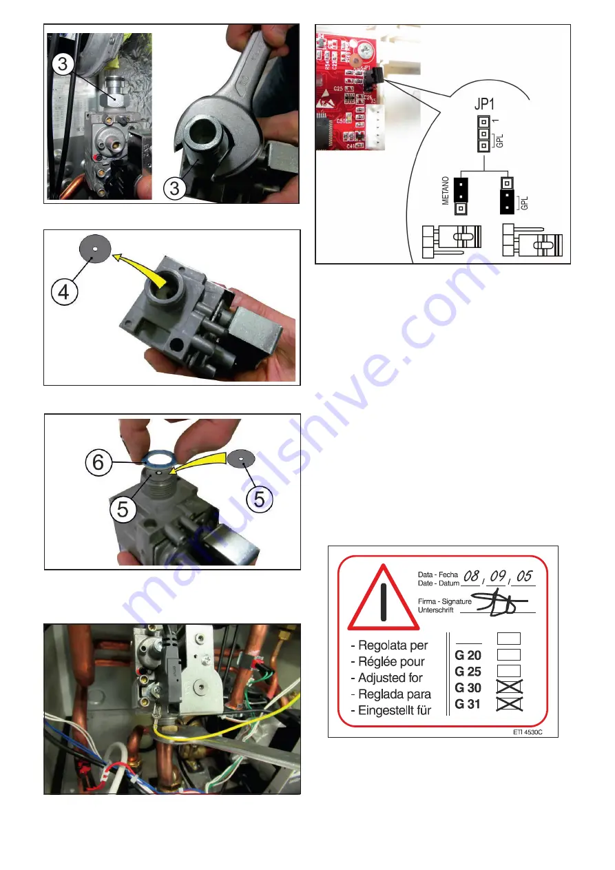 Unical R 24 Installation And Servicing Manual Download Page 44