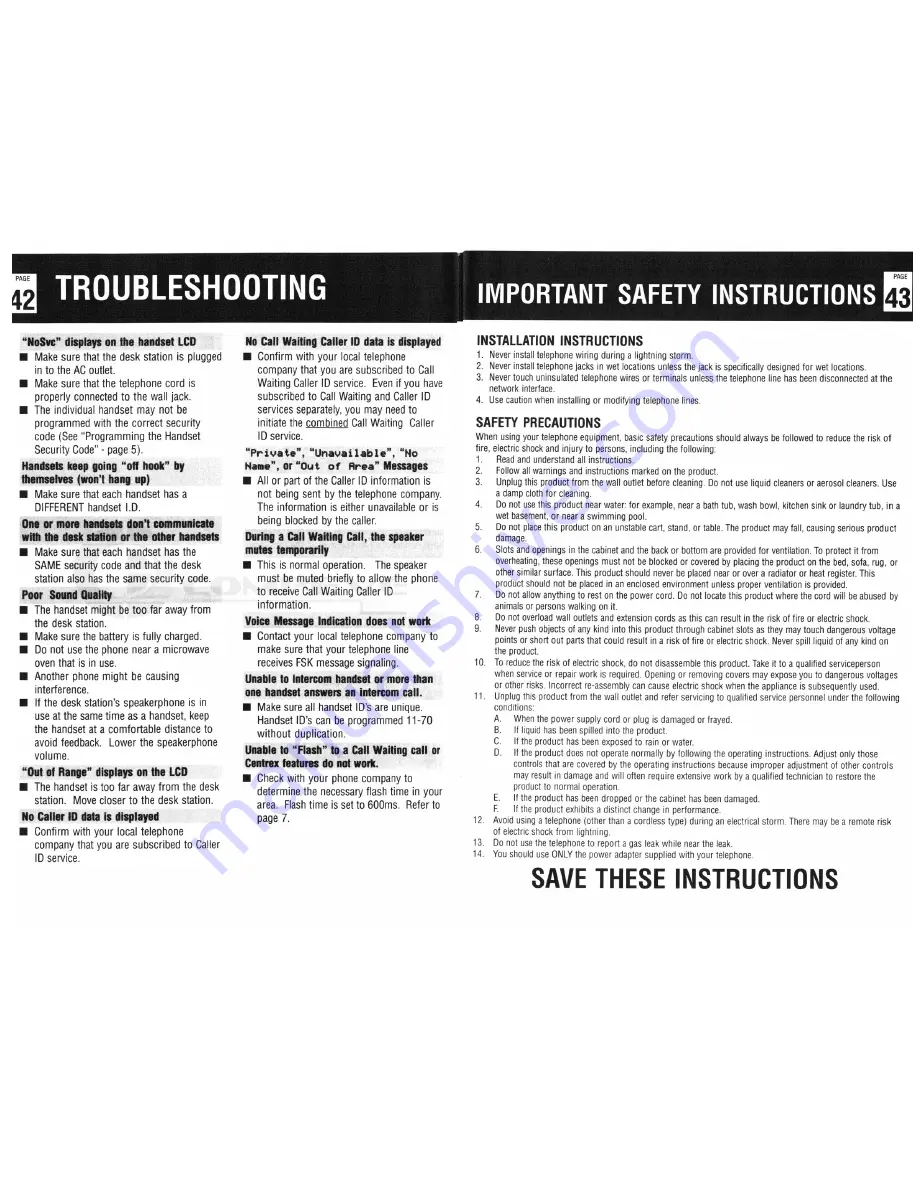 Uniden 3775 Owner'S Manual Download Page 24