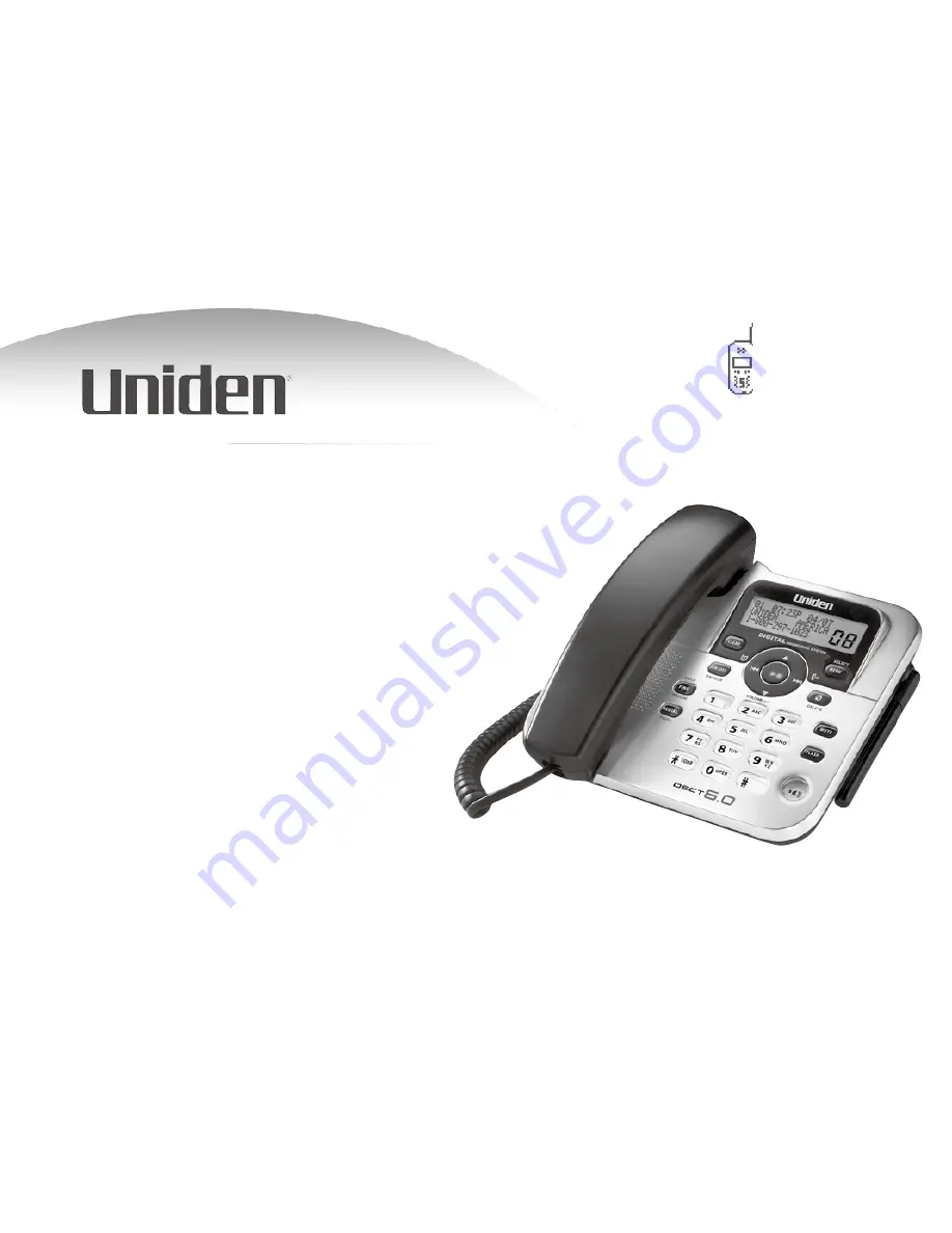 Uniden DECT1588 Series Manual De Usuario Download Page 1