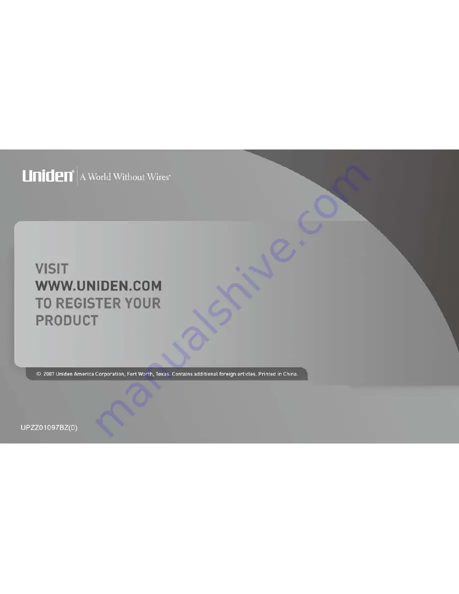 Uniden DXI4560-2 Owner'S Manual Download Page 48