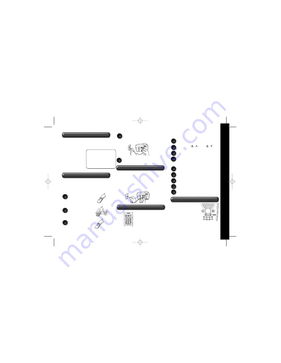 Uniden EXAI978 - EXAI 978 Cordless Phone Manual D'Utilisation Download Page 3