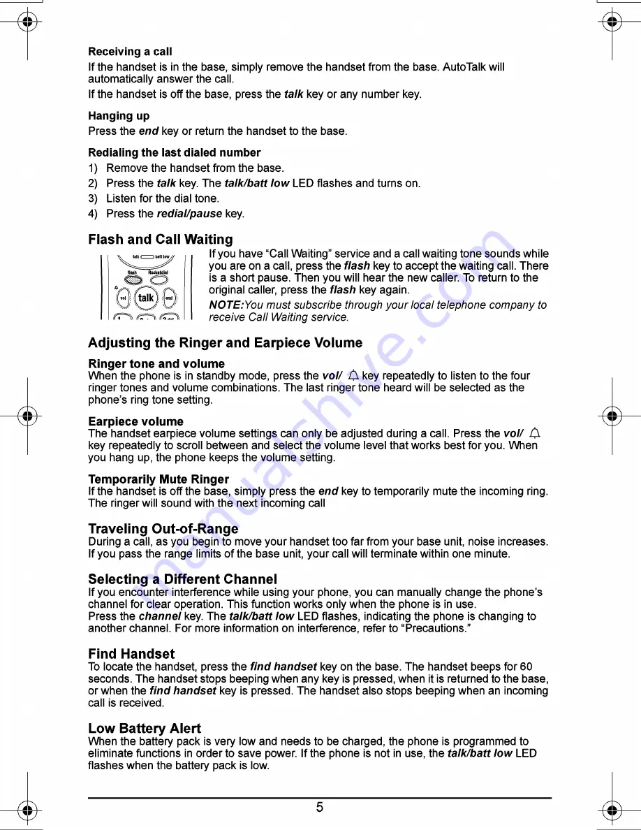 Uniden EXP7241 Series Owner'S Manual Download Page 6