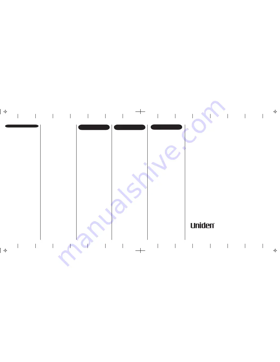 Uniden GMR1838-2CK Manual De Usuario Download Page 2