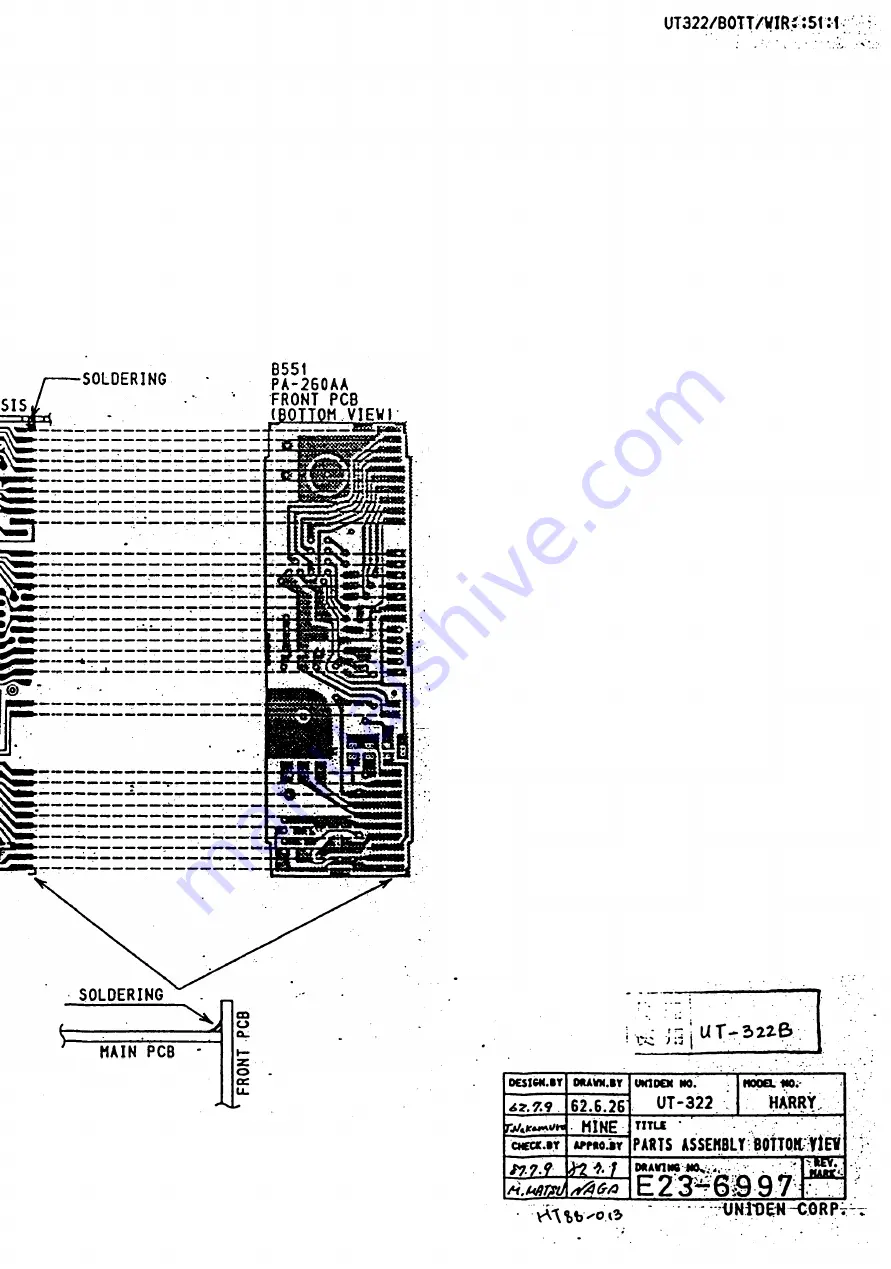 Uniden Harry Service Manual Download Page 16