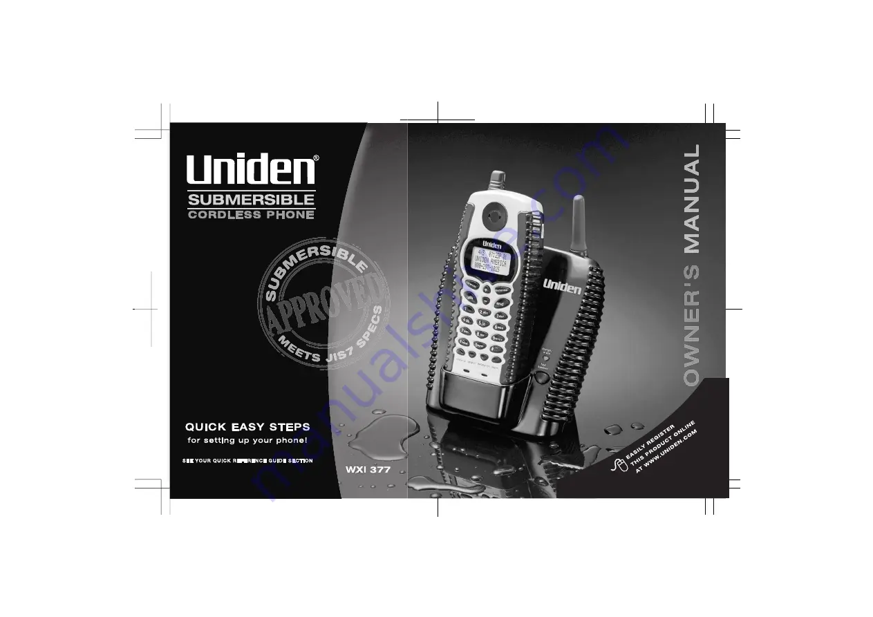 Uniden WXI377 Owner'S Manual Download Page 1