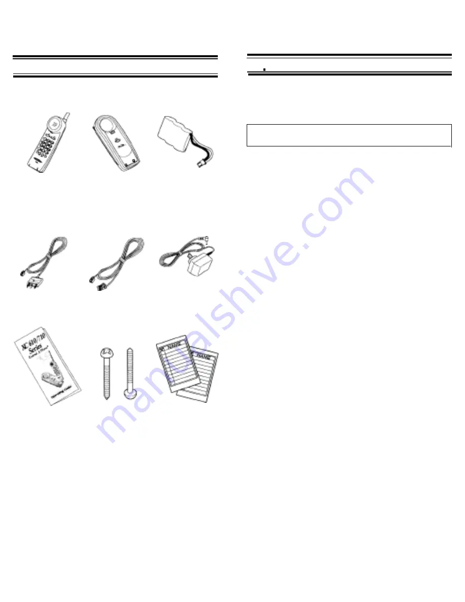 Uniden XC610 Series Operating Manual Download Page 5