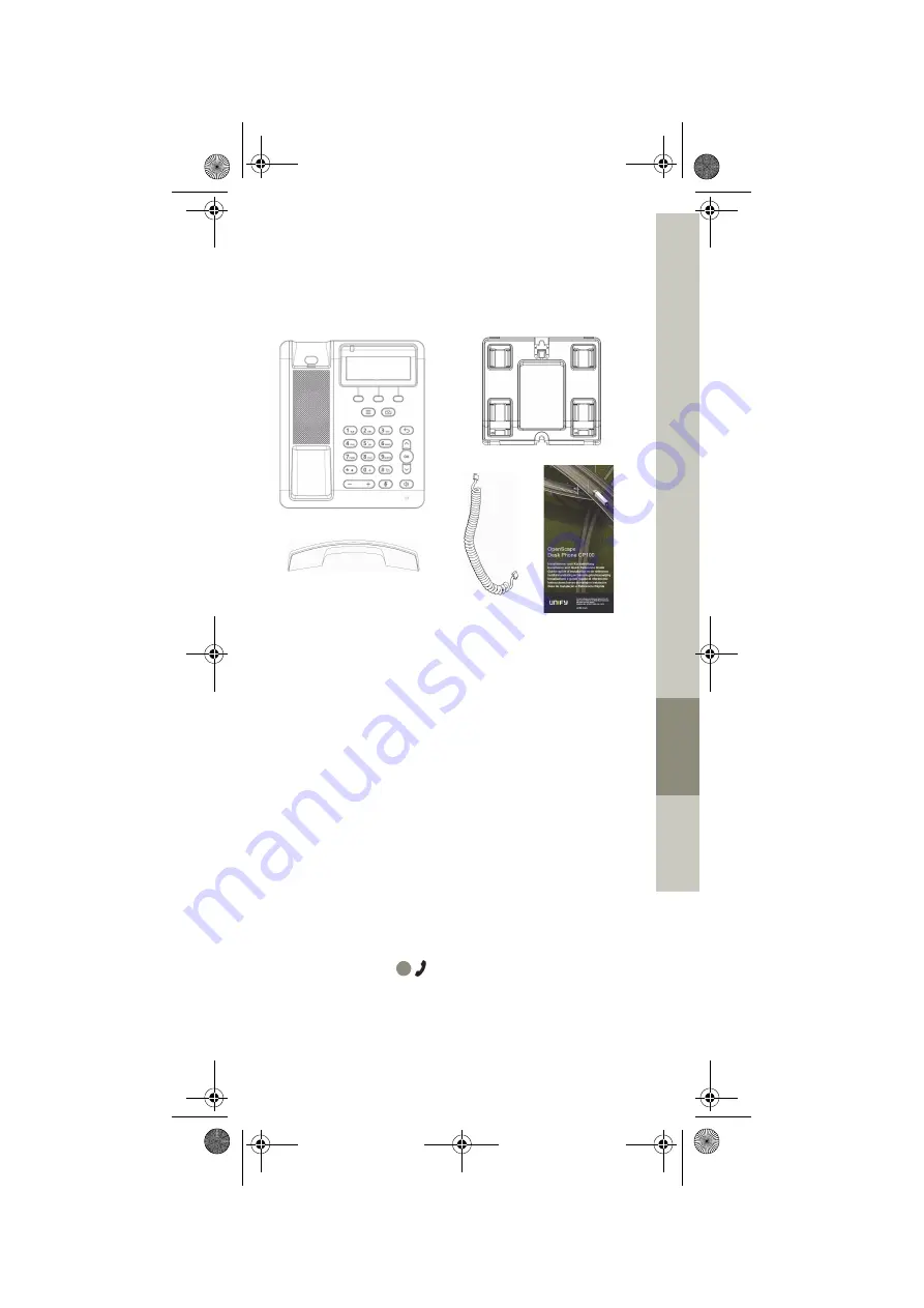 Unify OpenScape Desk Phone CP100 Installation And Quick Reference Manual Download Page 25