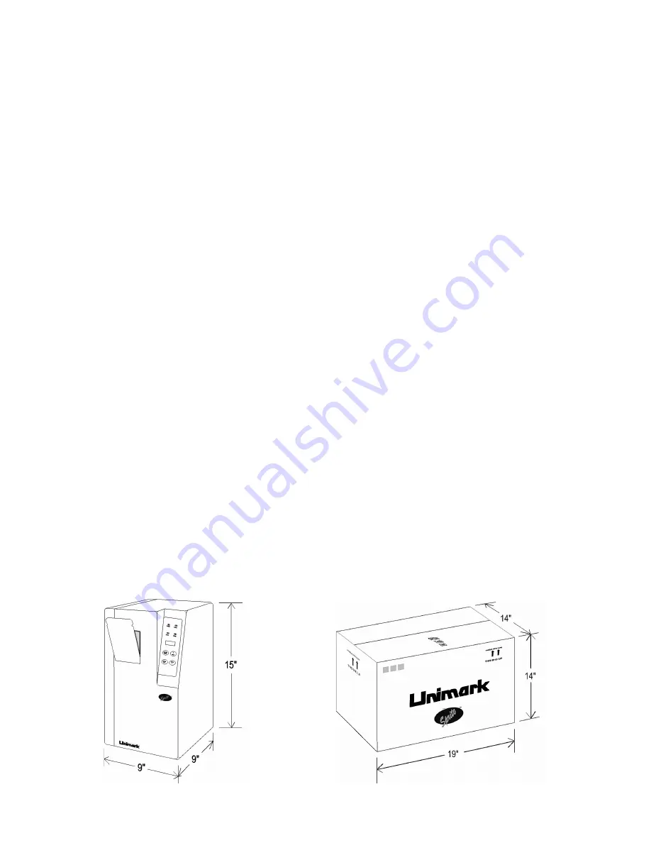 Unimark Sprite Installation And Operator'S Manual Download Page 6