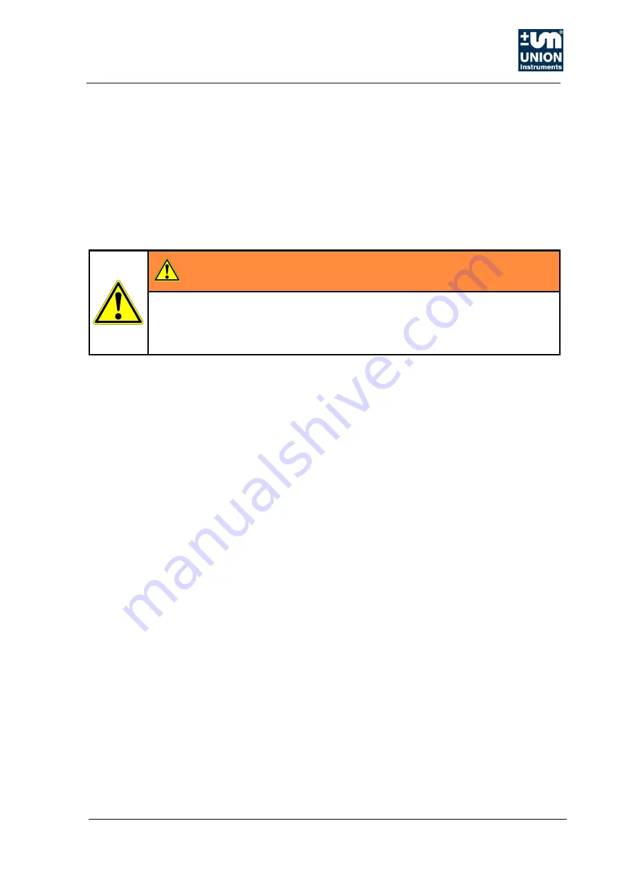 Union Instruments CWD2005 SPC Operating Instructions And Safety Notes Download Page 31