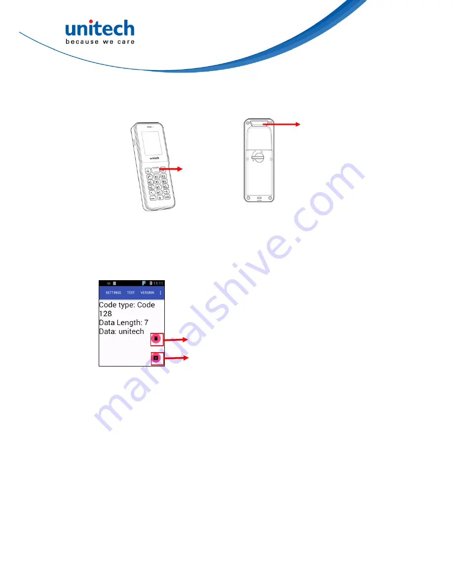 Unitech HT 1 User Manual Download Page 42