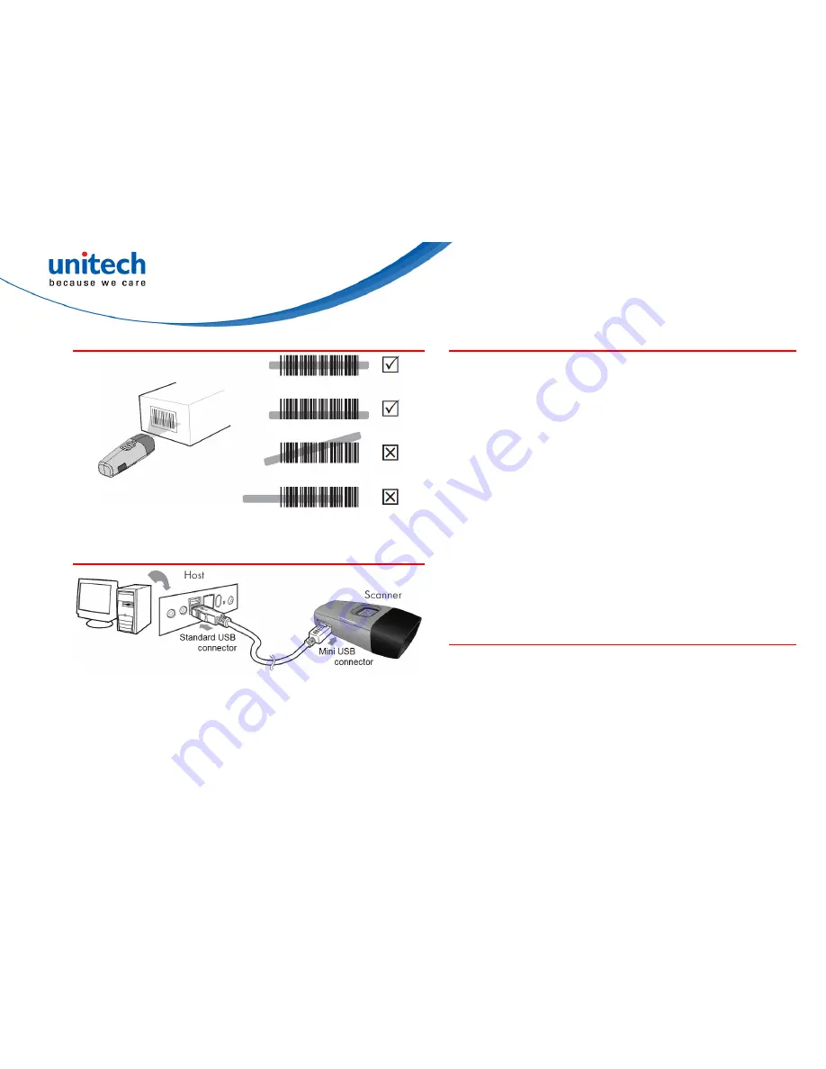 Unitech MS912 Скачать руководство пользователя страница 2