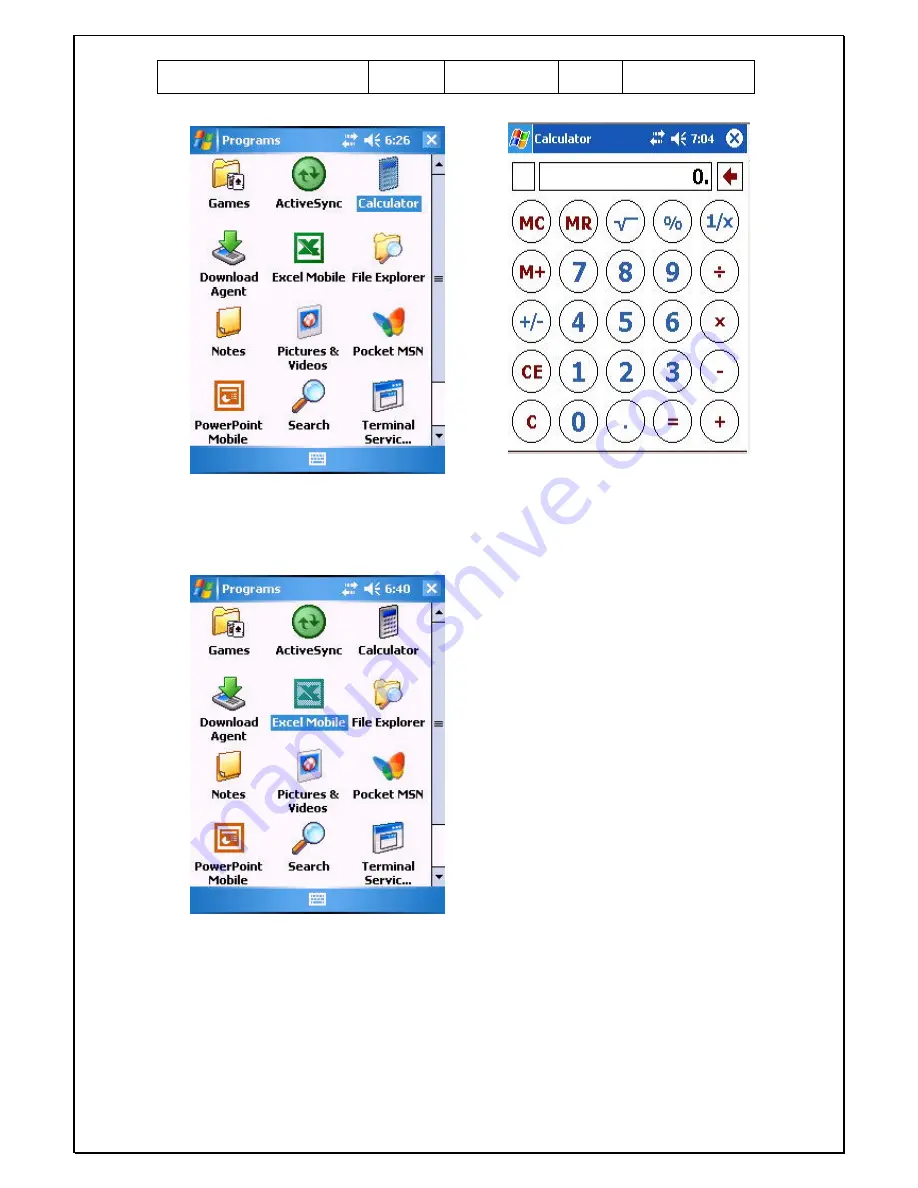 Unitech PA500 Operation Manual Download Page 49