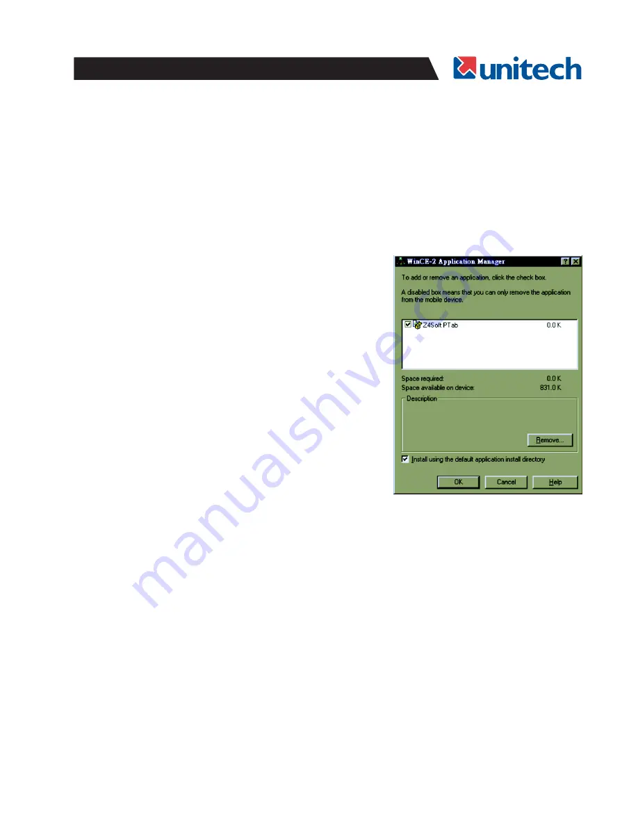 Unitech PA966 User Manual Download Page 41