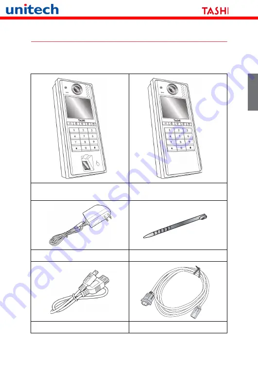 Unitech Tashi MT380 Proximity Quick Reference Manual Download Page 8