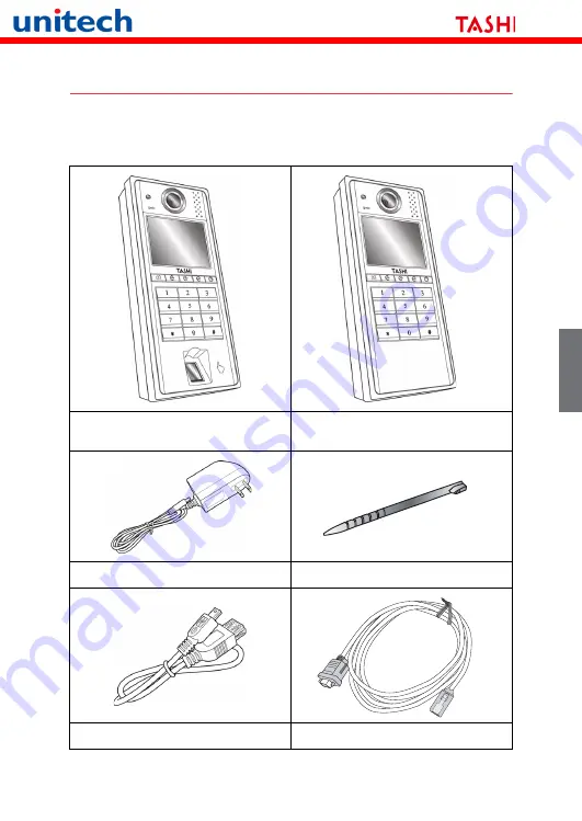 Unitech Tashi MT380 Proximity Quick Reference Manual Download Page 20