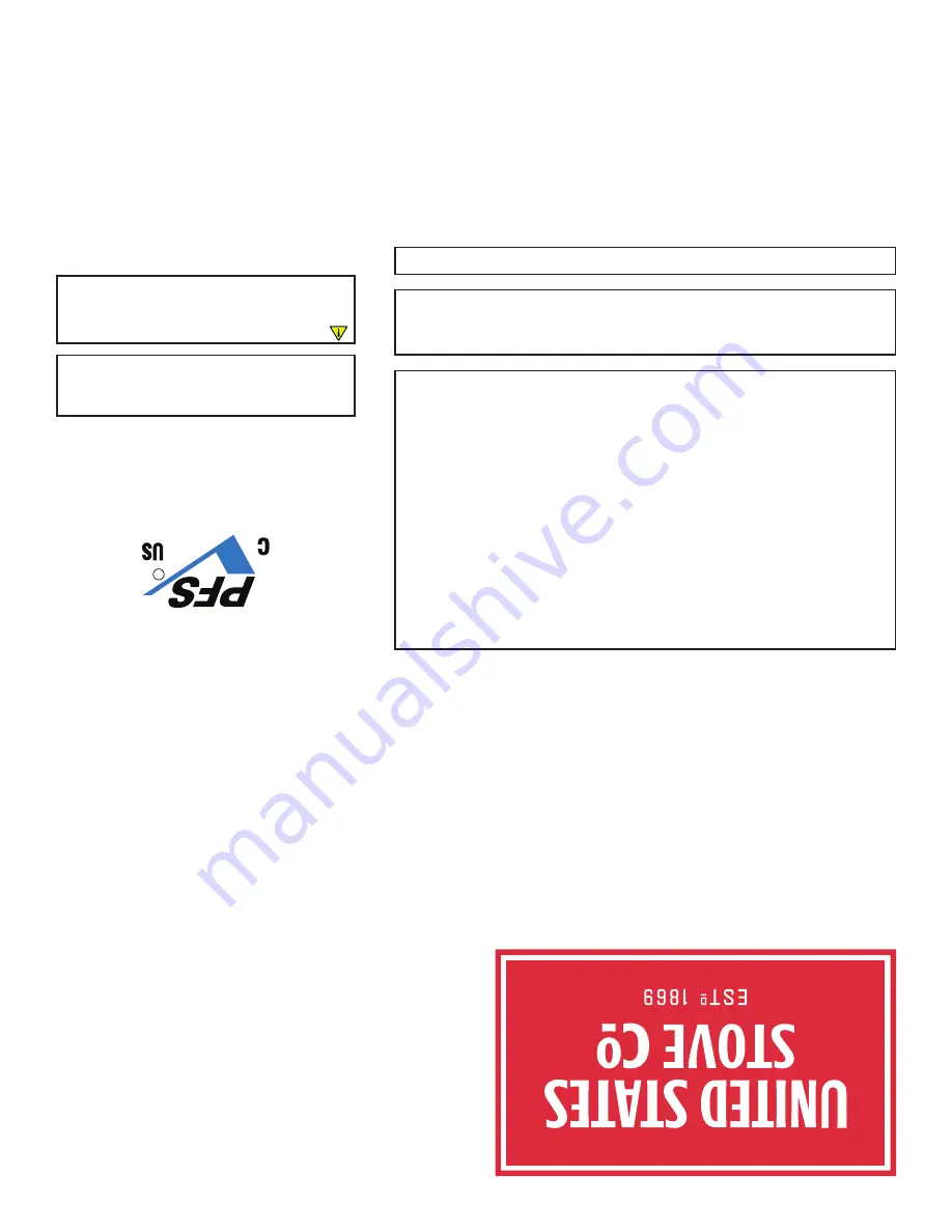 United States Stove Company 5660 Manual Download Page 56