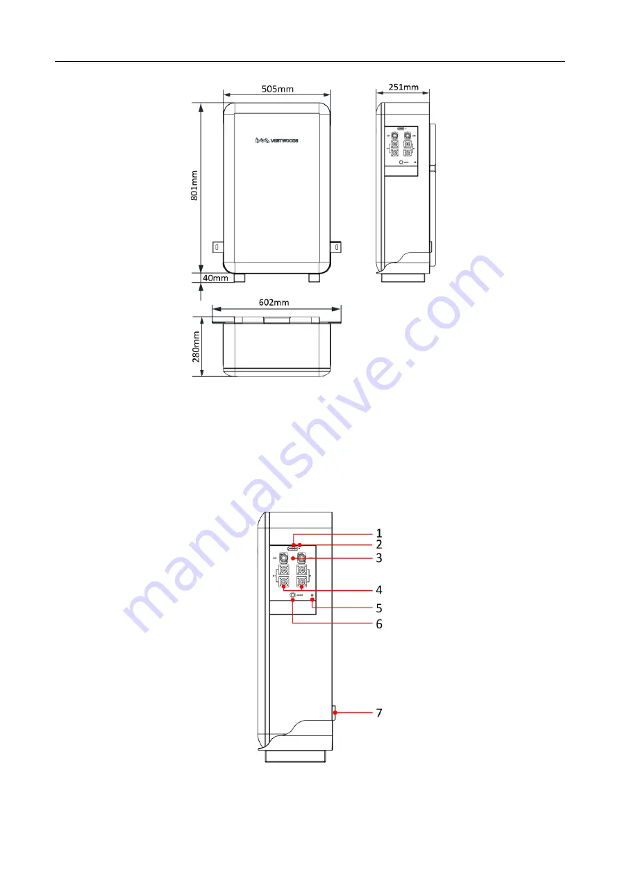 V-TAC VE51280W User Manual Download Page 5