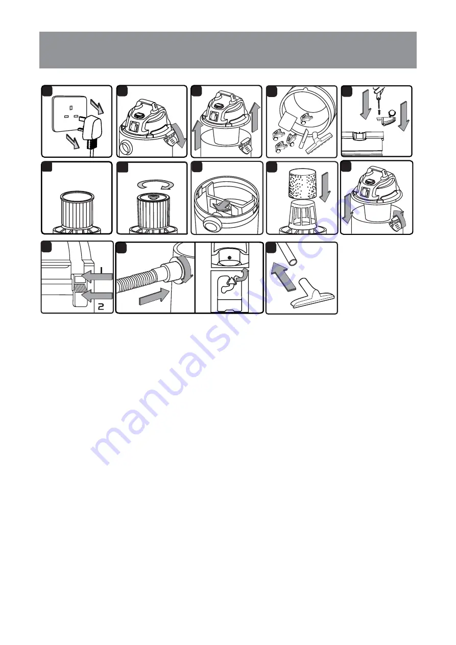 Vacmaster VQ1530SFDC Operator'S Manual Download Page 7