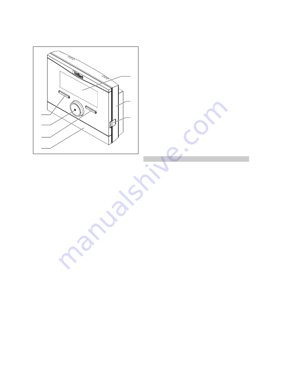 Vaillant VRC 470 Instruction Manual Download Page 7